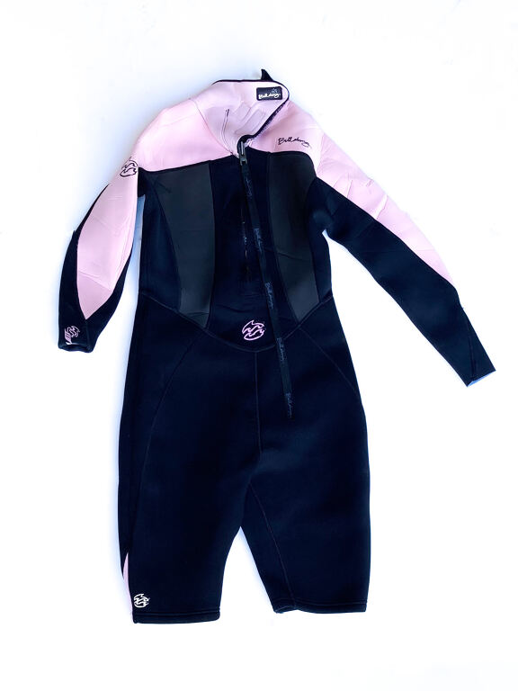 Brisbane Tool Library Wetsuit BILLABONG AUS size 12 Black & Pink